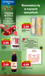 Gazetka promocyjna Lidl - GAZETKA - Gazetka - ważna od 05.07 do 05.07.2024 - strona 28 - produkty: Praska, Ser, Koc, Prosciutto, Szynka, Napój gazowany, Chleb, Grill, Napój, Kiełbasa