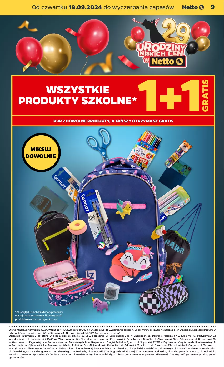 Gazetka promocyjna Netto - Akcesoria i dodatki - ważna 14.10 do 19.10.2024 - strona 9 - produkty: Fa, Gra, Kujawski, Podlaski, Sok, Stock, Top