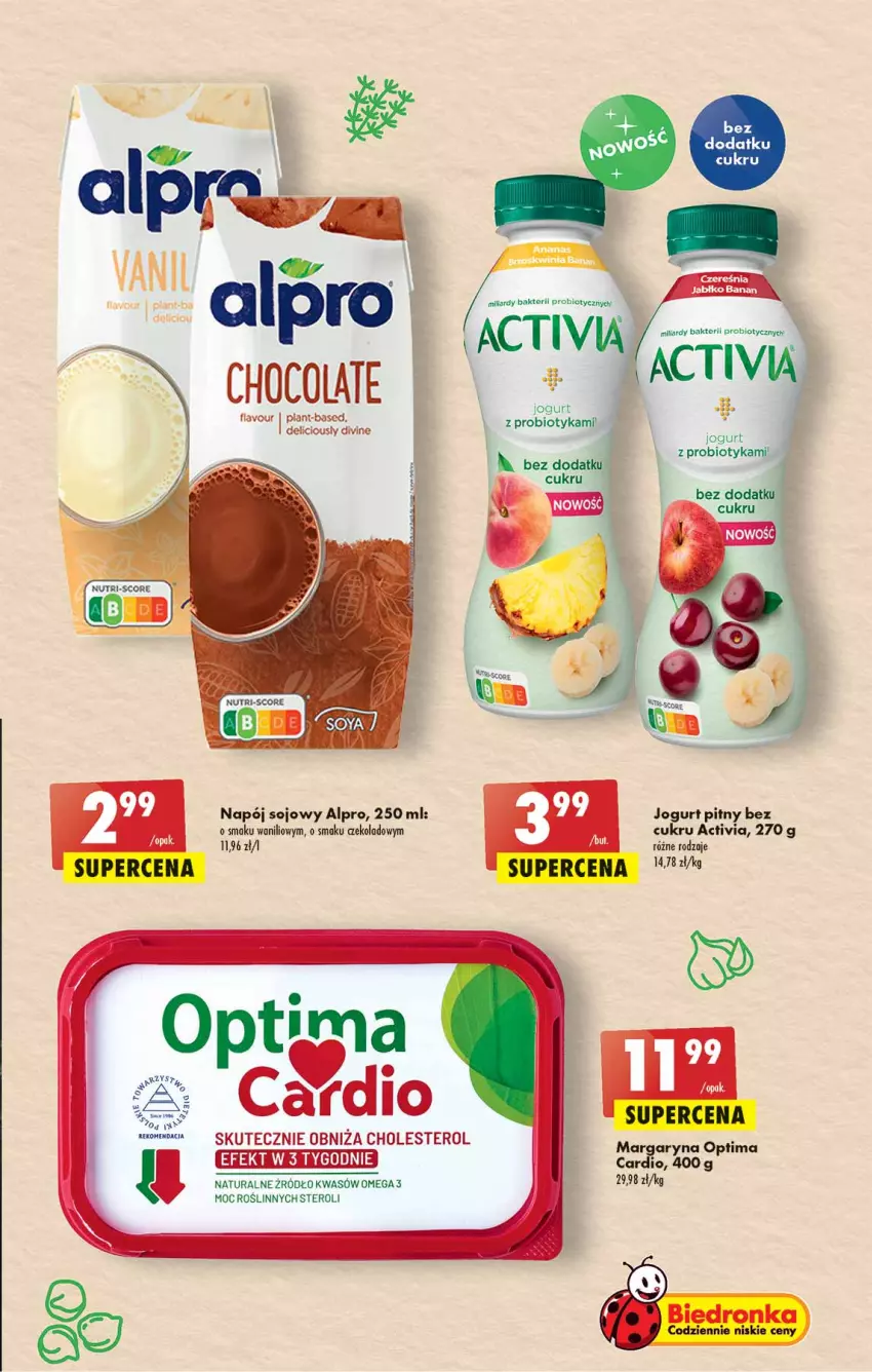 Gazetka promocyjna Biedronka - W tym tygodniu  PL - ważna 12.05 do 18.05.2022 - strona 33 - produkty: Activia, Alpro, Jogurt, Jogurt pitny, Napój, Probiotyk