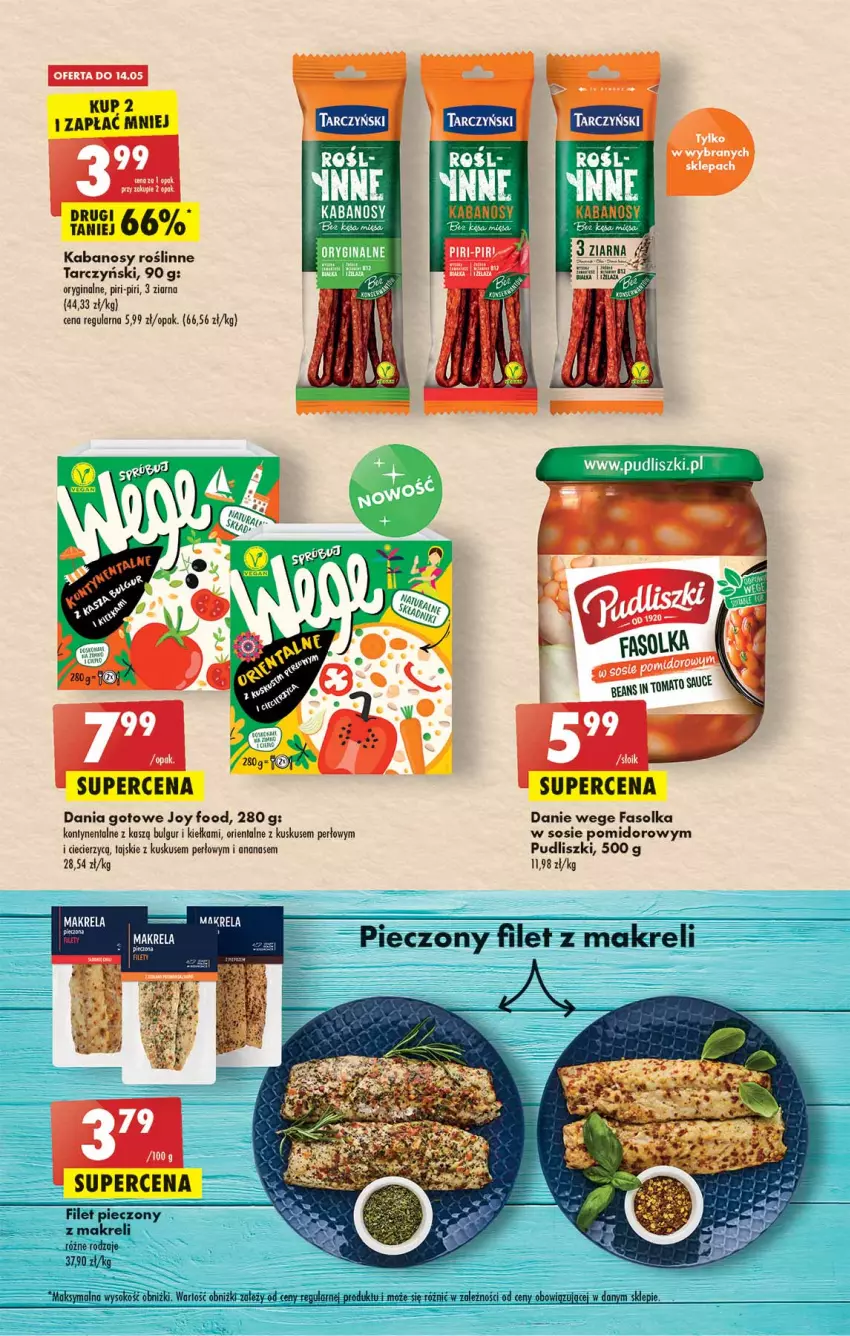 Gazetka promocyjna Biedronka - W tym tygodniu  PL - ważna 12.05 do 18.05.2022 - strona 35 - produkty: Ananas, Bulgur, Dania gotowe, Fa, Gin, Kuskus, LG, Piec, Pudliszki, Sok, Sos, Tarczyński