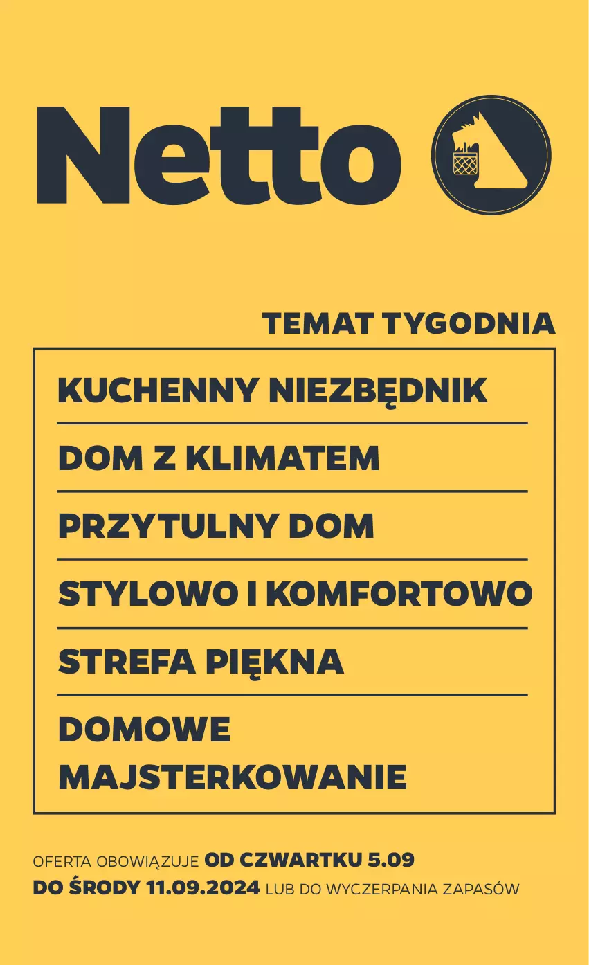 Gazetka promocyjna Netto - Akcesoria i dodatki - ważna 05.09 do 11.09.2024 - strona 1 - produkty: Fa