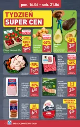 Gazetka promocyjna Aldi - Oferta weekendowa - Gazetka - ważna od 21.06 do 21.06.2025 - strona 2 - produkty: Kurczak, Polędwica, Mięso mielone, Krakus, Ser, Gra, Parówki, Truskawki, Mięsne specjały, Ziemniaki, Szynka konserwowa, Szynka, Kiełbasa, Mięso, Kiełbasa śląska