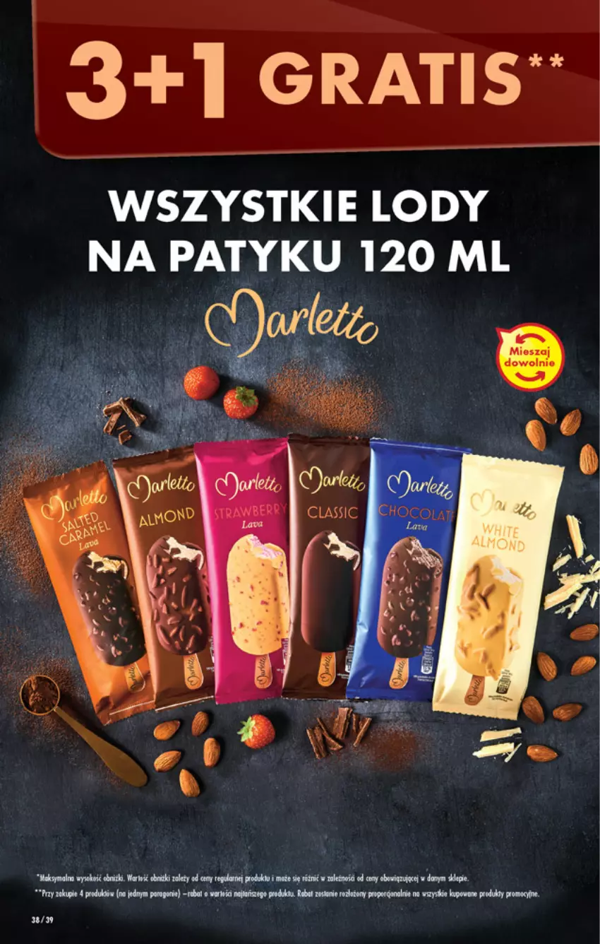 Gazetka promocyjna Biedronka - W tym tygodniu PN - ważna 21.03 do 26.03.2022 - strona 38 - produkty: Lody