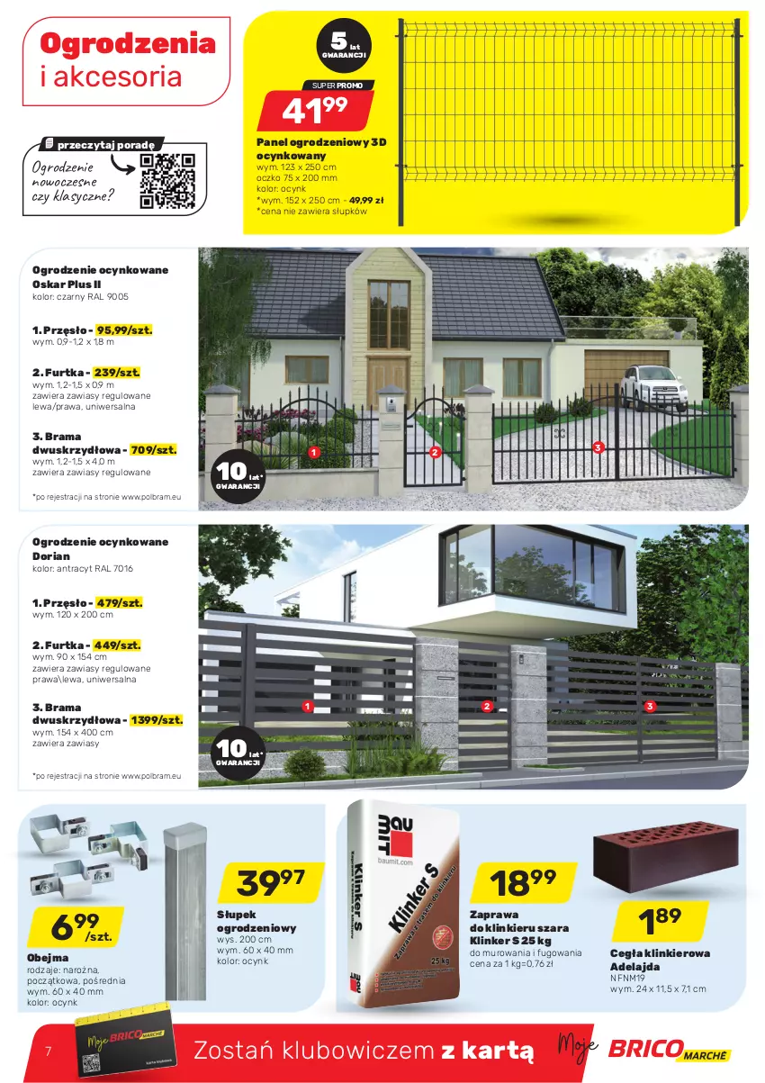 Gazetka promocyjna Bricomarche - Gazetka - ważna 28.07 do 07.08.2021 - strona 7 - produkty: Cynk, Por, Rama, Słupek