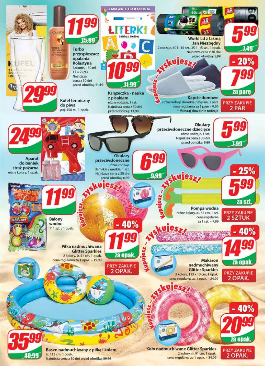 Gazetka promocyjna Dino - G28 - ważna 12.07 do 18.07.2023 - strona 21 - produkty: Balony, Dzieci, Jan Niezbędny, Makaron, Piwa