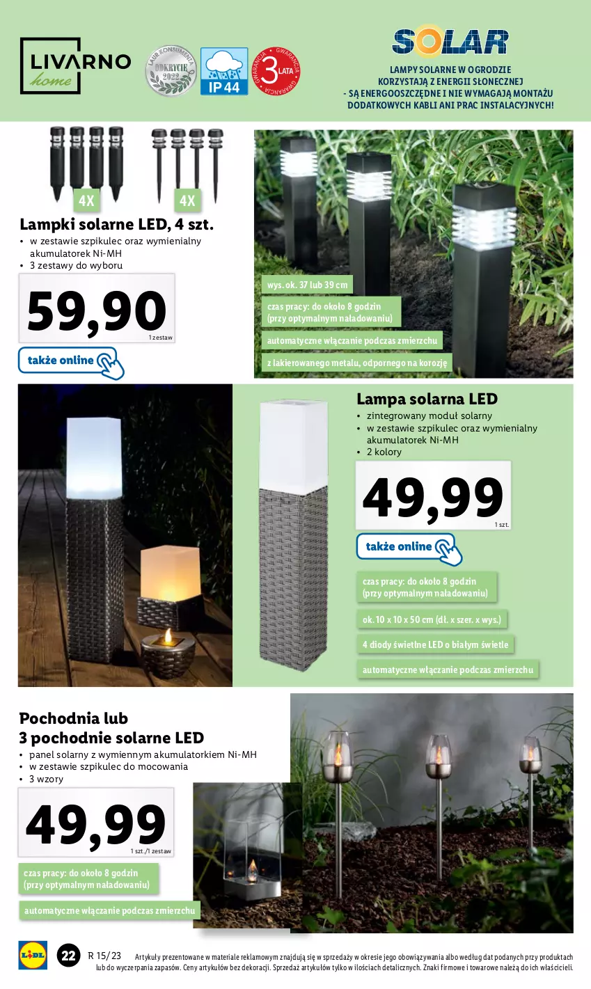 Gazetka promocyjna Lidl - GAZETKA - ważna 11.04 do 15.04.2023 - strona 26 - produkty: Akumulator, Lakier, Lampa, Por