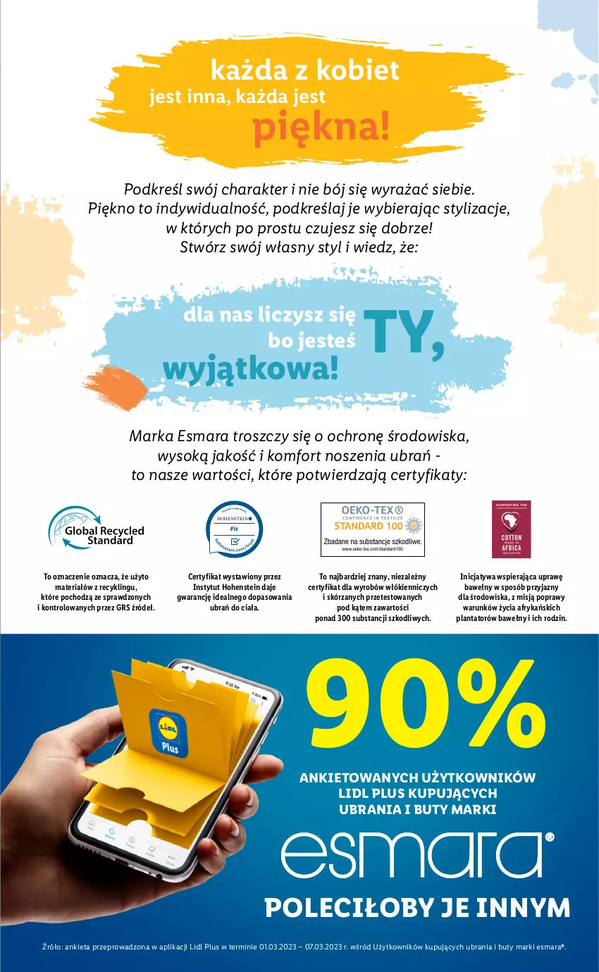 Gazetka promocyjna Lidl - GAZETKA - ważna 11.04 do 15.04.2023 - strona 3 - produkty: Buty, O nas, Sok, Ubrania