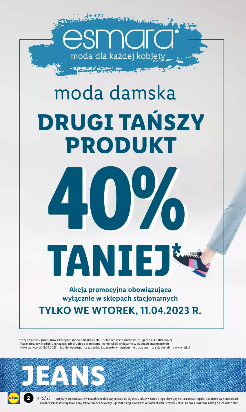 Gazetka promocyjna Lidl - GAZETKA - ważna 11.04 do 15.04.2023 - strona 4 - produkty: Moda