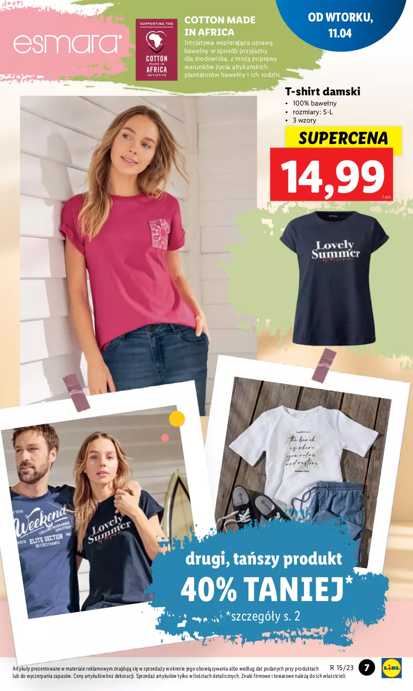 Gazetka promocyjna Lidl - GAZETKA - ważna 11.04 do 15.04.2023 - strona 9 - produkty: T-shirt