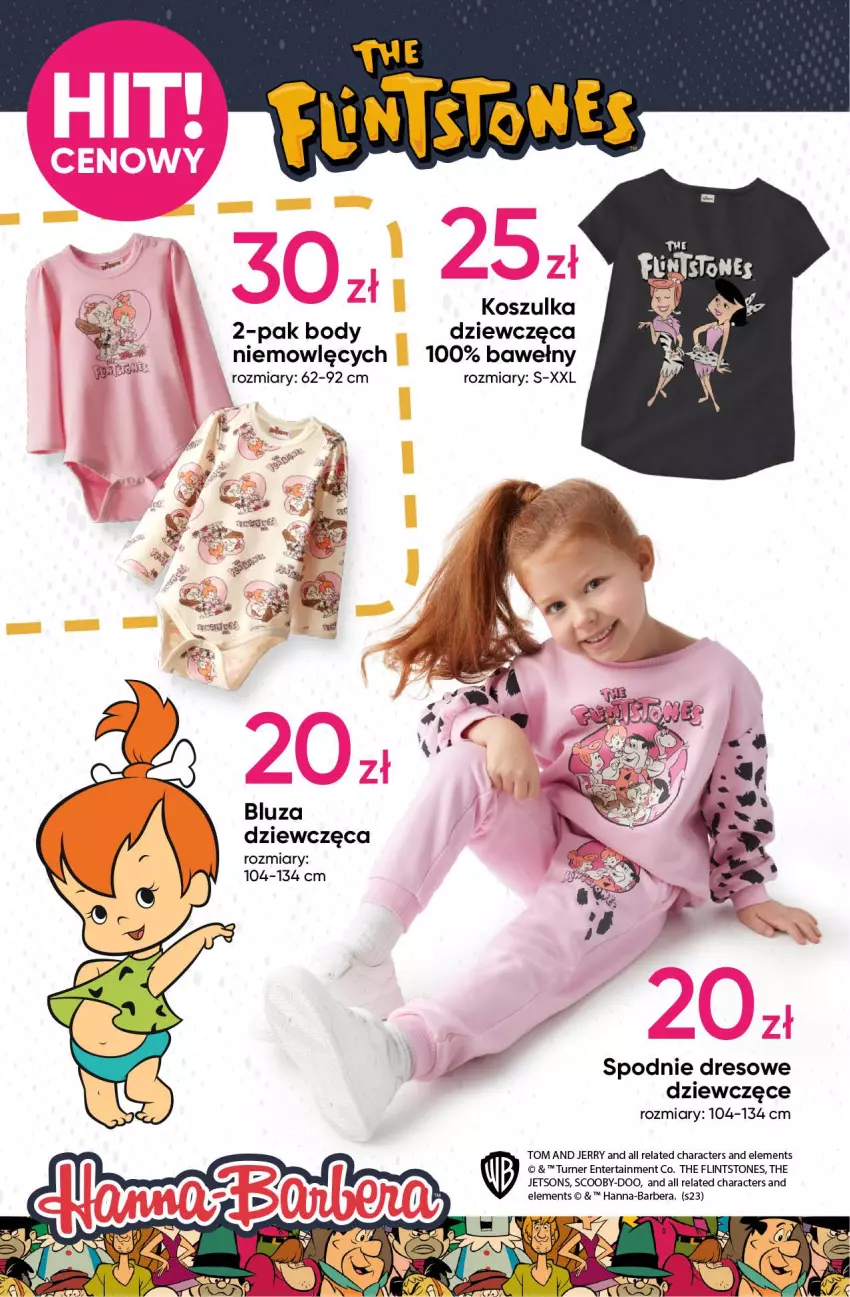 Gazetka promocyjna Pepco - Hanna Barbera - ważna 04.01 do 09.01.2024 - strona 12 - produkty: Bluza, Body, Dres, Kosz, Koszulka, Spodnie, Spodnie dresowe