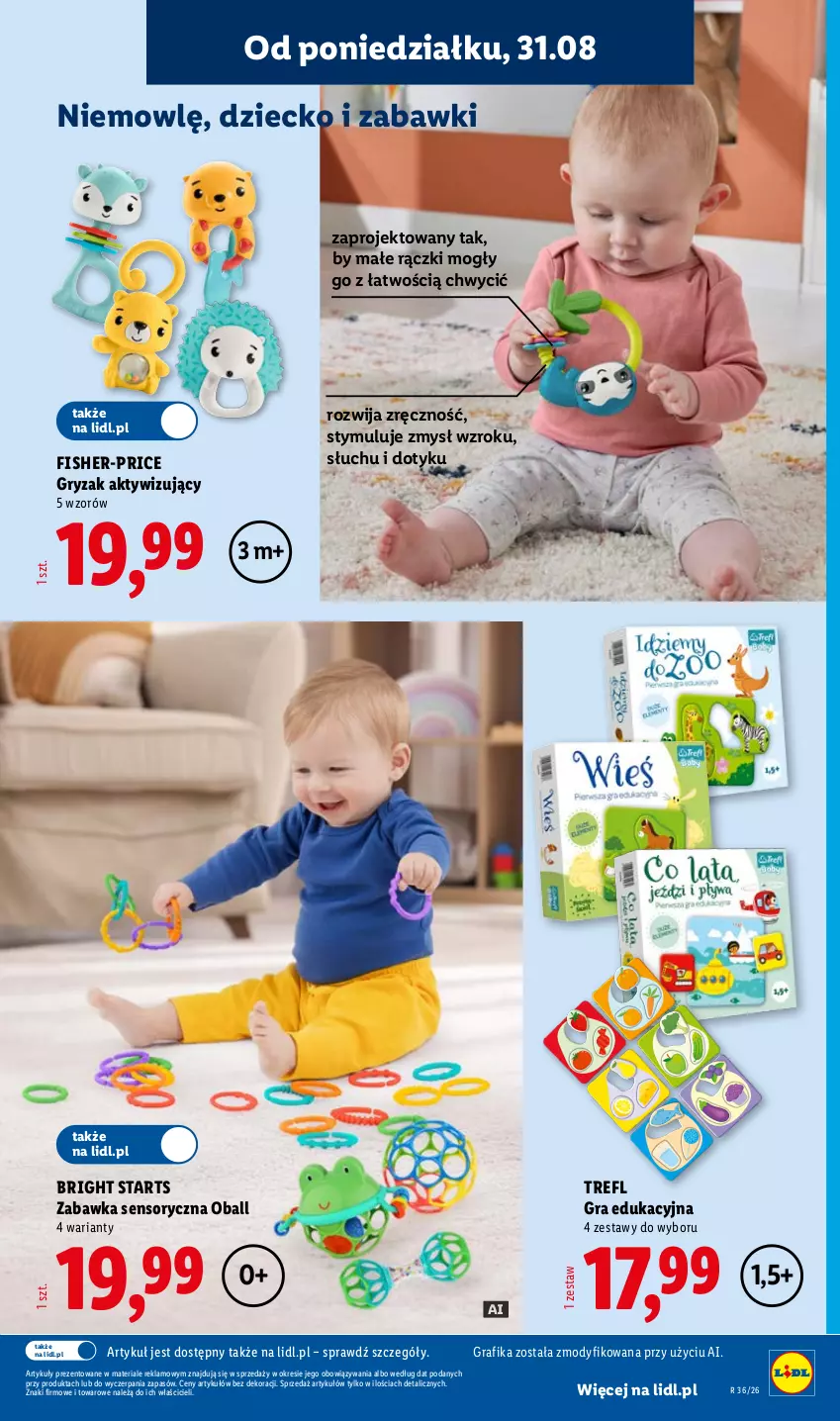 Gazetka promocyjna Lidl - Gazetka ważna od 31.08. do 05.09. - ważna 31.08 do 05.09.2026 - strona 27 - produkty: Fisher-Price, Gra, Grafika, Gry, Zabawka