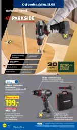 Gazetka promocyjna Lidl - Gazetka ważna od 31.08. do 05.09. - Gazetka - ważna od 05.09 do 05.09.2026 - strona 18 - produkty: Parkside, Top, Gra, Akumulatorowa wiertarkowkrętark, Walizka, Wiertarkowkrętarka, Tarka, Wkręt, Wkrętarka, Ogród, Akumulator