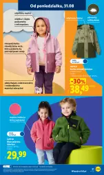 Gazetka promocyjna Lidl - Gazetka ważna od 31.08. do 05.09. - Gazetka - ważna od 05.09 do 05.09.2026 - strona 25 - produkty: Por, Kurtka, Bluza polarowa, Kurtka softshell, Dzieci, Bluza