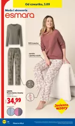 Gazetka promocyjna Lidl - Gazetka ważna od 31.08. do 05.09. - Gazetka - ważna od 05.09 do 05.09.2026 - strona 40 - produkty: Moda, Spodnie, Piżama