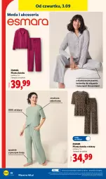 Gazetka promocyjna Lidl - Gazetka ważna od 31.08. do 05.09. - Gazetka - ważna od 05.09 do 05.09.2026 - strona 42 - produkty: Moda, Spodnie, Piżama