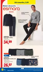 Gazetka promocyjna Lidl - Gazetka ważna od 31.08. do 05.09. - Gazetka - ważna od 05.09 do 05.09.2026 - strona 44 - produkty: Sok, Ser, Moda, Spodnie, Bokserki, Piżama