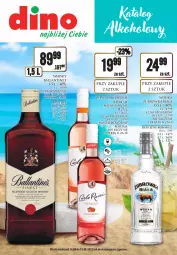 Gazetka promocyjna Dino - Katalog alkoholowy 14-19.08 - Gazetka - ważna od 19.08 do 19.08.2023 - strona 1 - produkty: Ser, Lody, Wódka, Whisky, Owoce, Deser, Ballantine's, Wino, Carlo Rossi