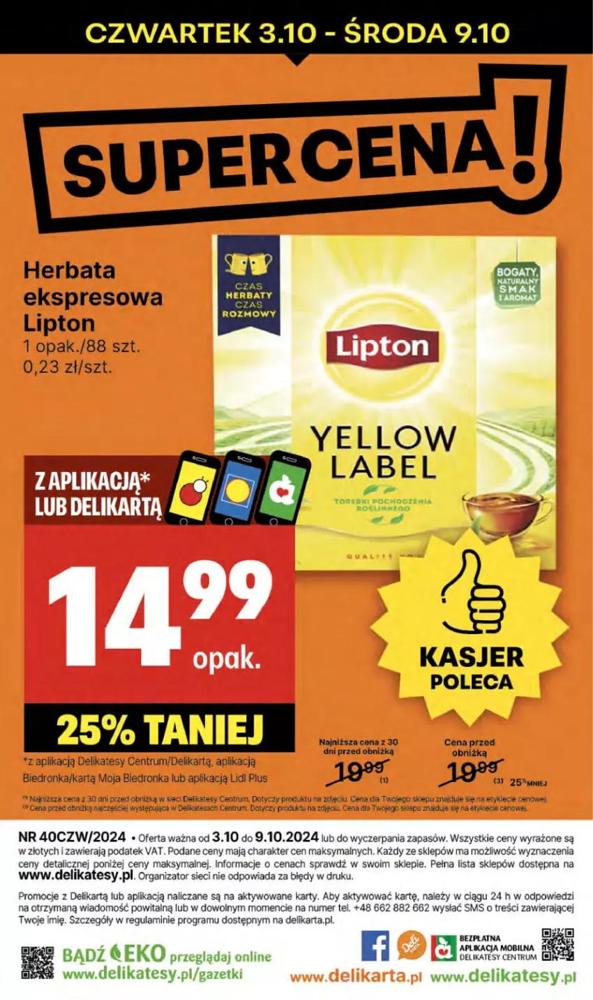 Gazetka promocyjna Delikatesy Centrum - NOWA GAZETKA Delikatesy Centrum od 3 października! 3-9.10.2024 - ważna 03.10 do 09.10.2024 - strona 35 - produkty: Dell, Dron, Gra, Herbata, Lipton, Mobil, Rum