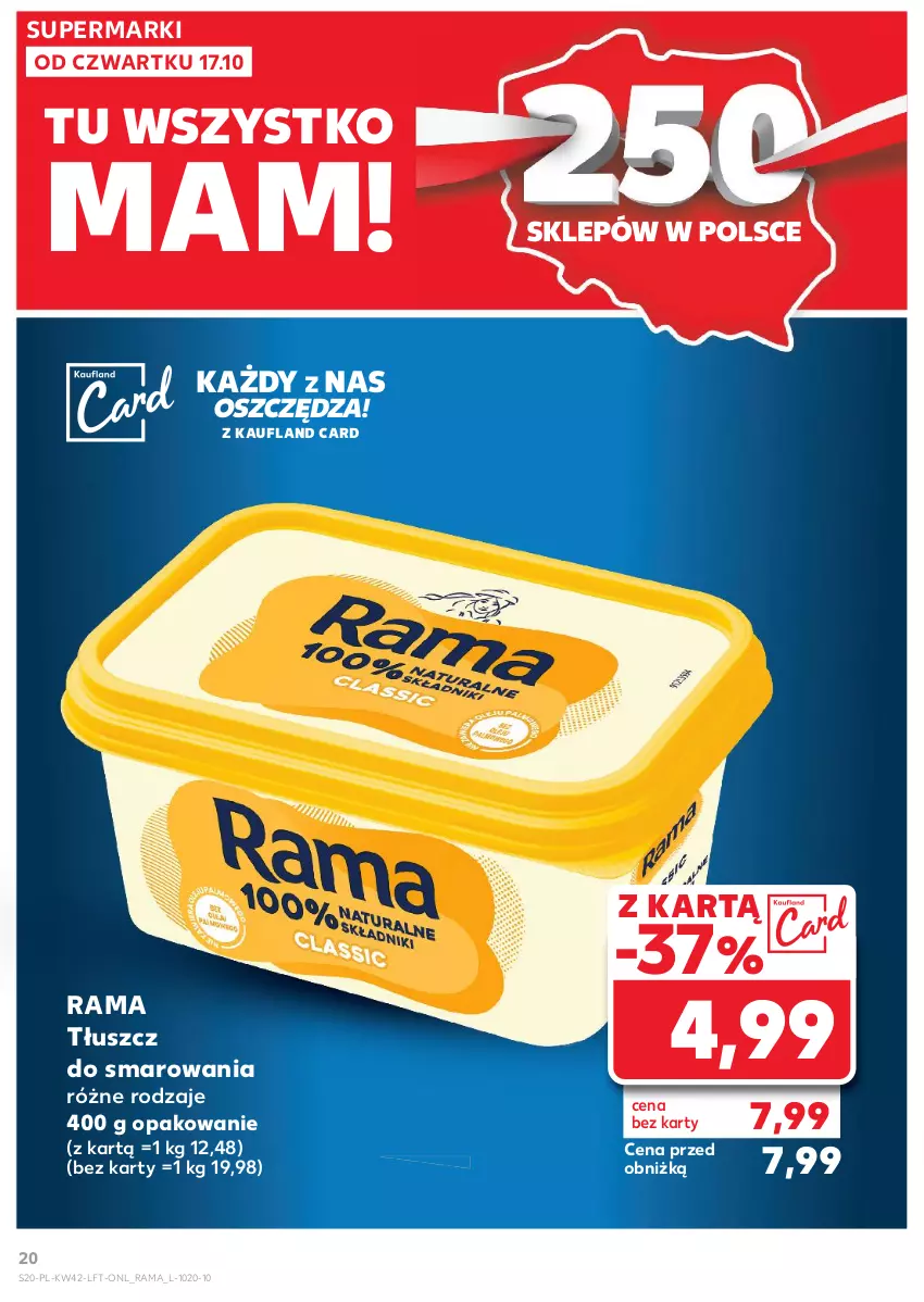 Gazetka promocyjna Kaufland - Gazetka tygodnia - ważna 17.10 do 23.10.2024 - strona 20 - produkty: Rama