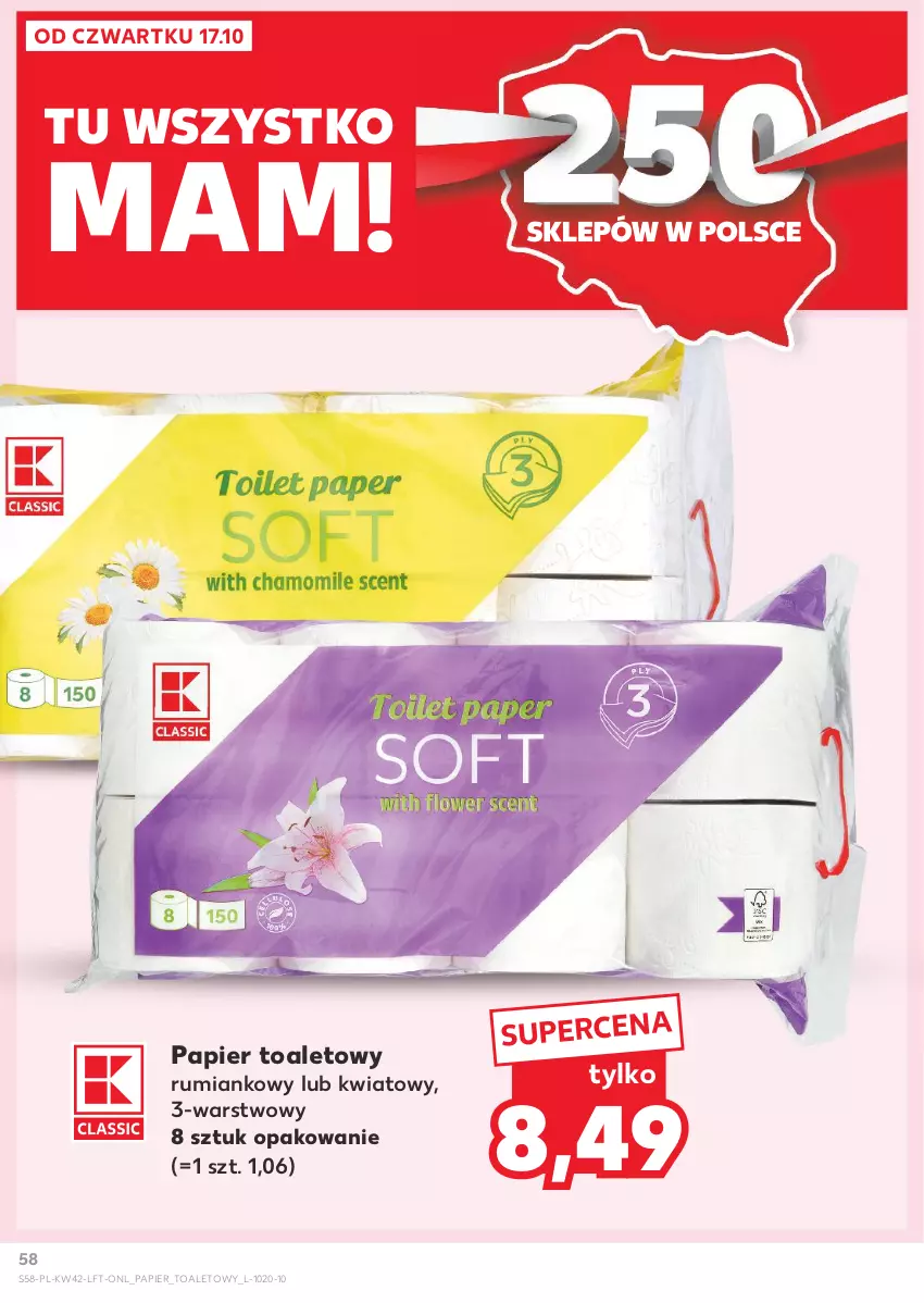 Gazetka promocyjna Kaufland - Gazetka tygodnia - ważna 17.10 do 23.10.2024 - strona 58 - produkty: Papier, Papier toaletowy, Rum