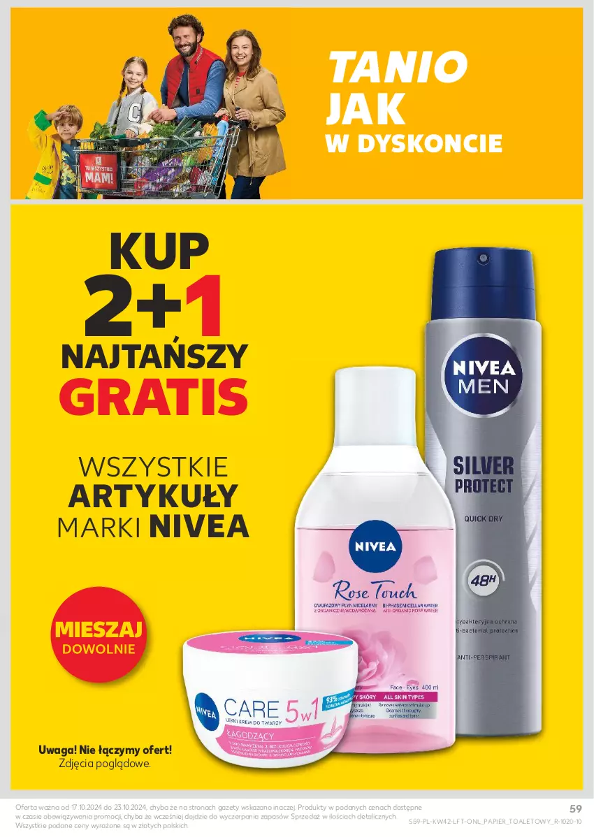 Gazetka promocyjna Kaufland - Gazetka tygodnia - ważna 17.10 do 23.10.2024 - strona 59 - produkty: Gra, Nivea, Papier, Waga