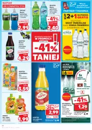 Gazetka promocyjna Kaufland - Gazetka tygodnia - Gazetka - ważna od 23.10 do 23.10.2024 - strona 56 - produkty: Sok, Por, Mus, Gra, Inka, Grappa, Napoje, Sok jabłkowy, Napój gazowany, Woda mineralna, Kubuś, Woda, Waga, Napój, Nektar, Hortex