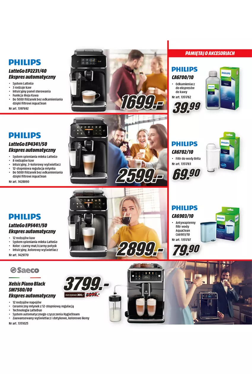 Gazetka promocyjna Media Markt - Gazetka Media Markt - ważna 10.03 do 03.04.2021 - strona 2 - produkty: Brit, Brita, Kawa, Lack, Młynek, Philips, Top