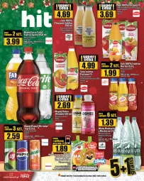 Gazetka promocyjna Topaz - Gazetka - Gazetka - ważna od 11.12 do 11.12.2024 - strona 22 - produkty: Top, Sok, 7up, Mirinda, Coca-Cola, Fortuna, Oshee, Fanta, Woda, Napój, Nektar, Grejpfrut, Hortex, Fa