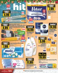 Gazetka promocyjna Topaz - Gazetka - Gazetka - ważna od 11.12 do 11.12.2024 - strona 24 - produkty: Piec, Top, Corega, Papier, Bell, SEKO, Papier toaletowy, Dove, Ręcznik, Rolki, Mola, Chusteczki, Bella, Papier do pieczenia, Woda, Nivea