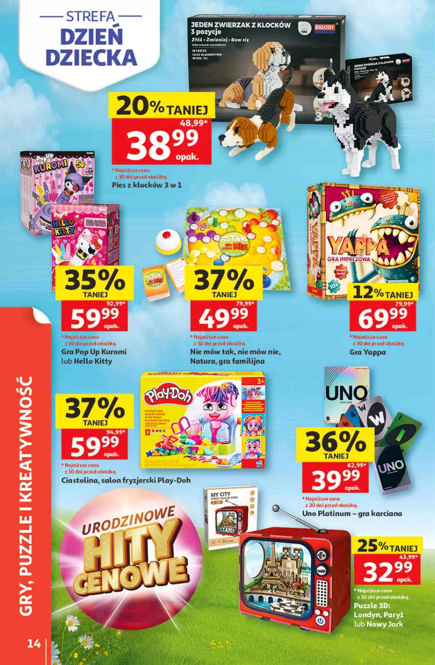 Gazetka promocyjna Auchan - Gazetka 30 Lat Hipermarket Auchan - ważna 21.05 do 27.05.2026 - strona 14 - produkty: Fa, Gra, Gry, HP, Play-Doh, Puzzle