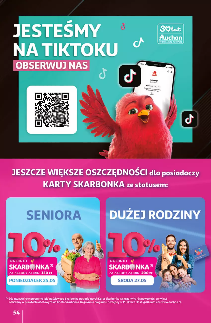Gazetka promocyjna Auchan - Gazetka 30 Lat Hipermarket Auchan - ważna 21.05 do 27.05.2026 - strona 54