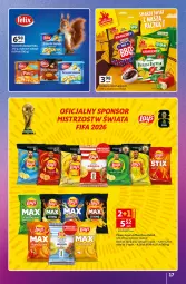 Gazetka promocyjna Auchan - Gazetka Znane Marki Hipermarket Auchan - Gazetka - ważna od 17.06 do 17.06.2026 - strona 17 - produkty: Lajkonik, Orzeszki, Chipsy, Grill, Orzeszki ziemne, Krakersy, Fa