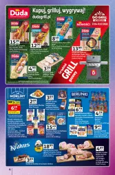 Gazetka promocyjna Auchan - Gazetka Znane Marki Hipermarket Auchan - Gazetka - ważna od 17.06 do 17.06.2026 - strona 4 - produkty: Kurczak, Krakus, Ser, Gra, Rama, Parówki, Szynka konserwowa, Duda, Szynka, Kiełbasa krucha, Grill, Kiełbasa, Berlinki