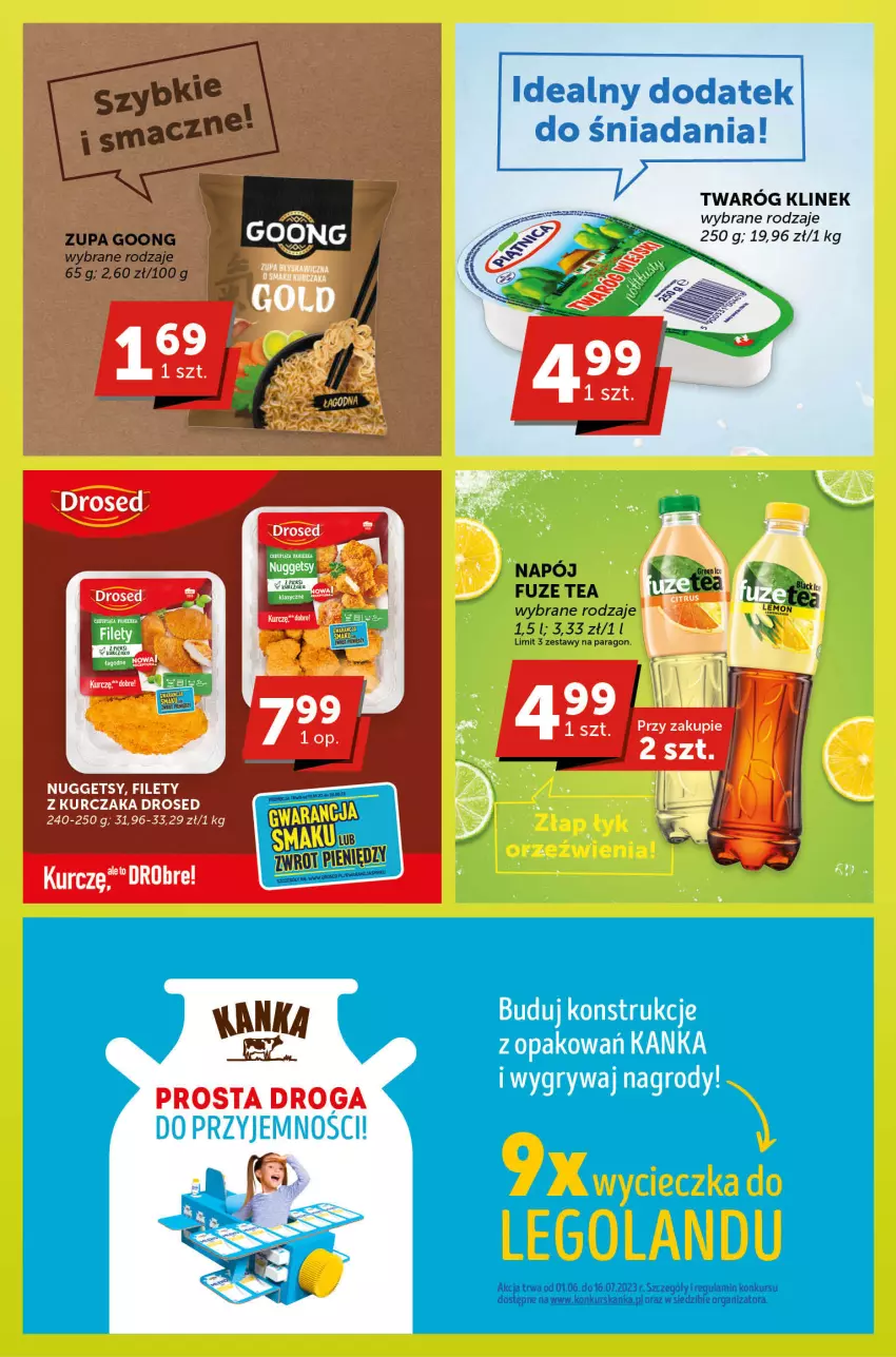 Gazetka promocyjna Groszek - ważna 01.06 do 13.06.2023 - strona 6 - produkty: Gry, LEGO, Napój, Twaróg, Zupa