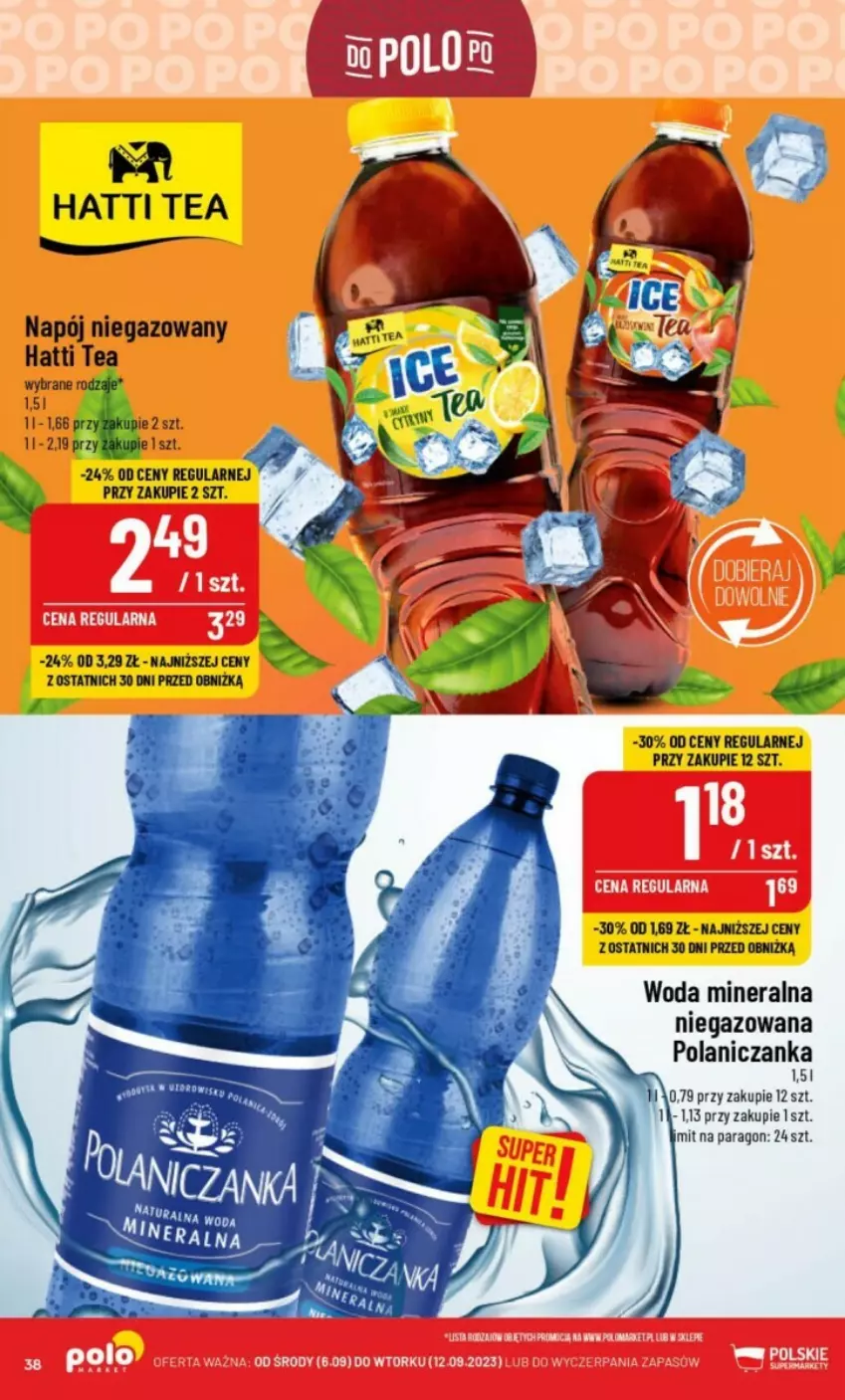 Gazetka promocyjna PoloMarket - ważna 06.09 do 12.09.2023 - strona 32 - produkty: Napój, Napój niegazowany, Woda, Woda mineralna