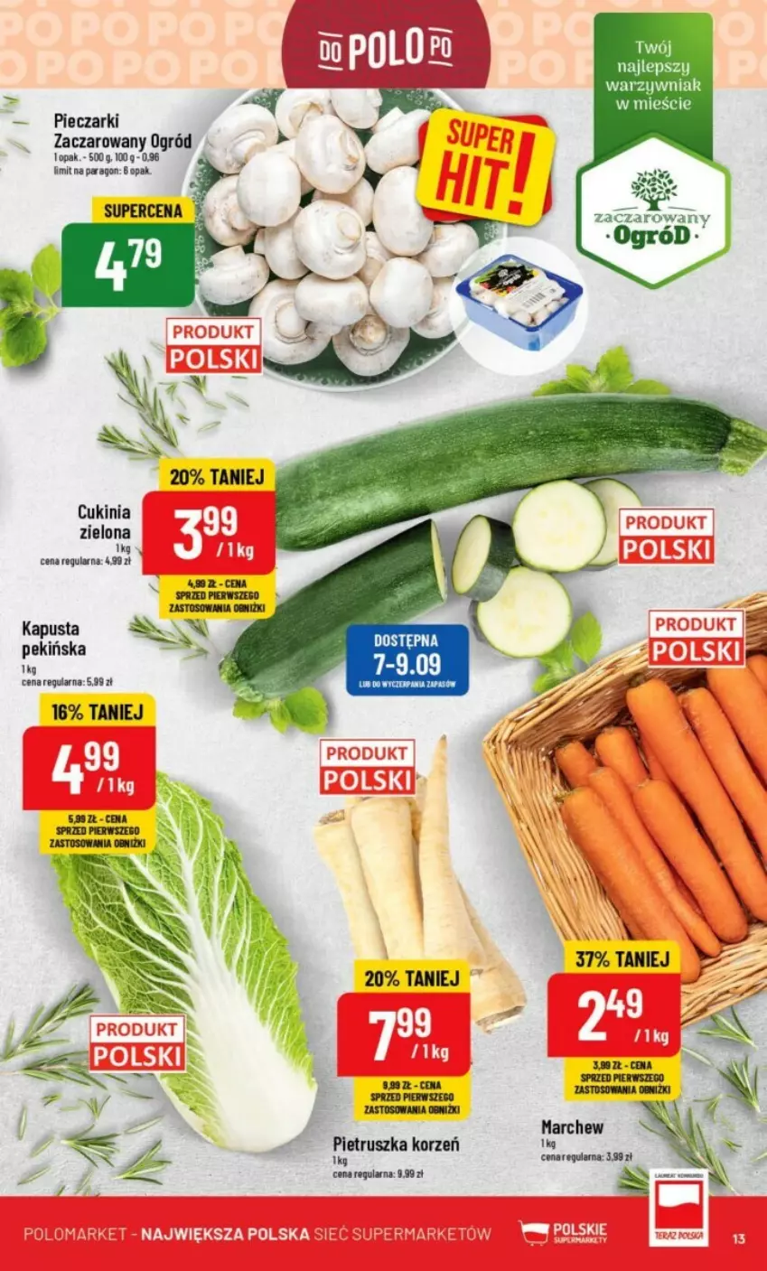 Gazetka promocyjna PoloMarket - ważna 06.09 do 12.09.2023 - strona 5 - produkty: Ogród, Piec, Pietruszka