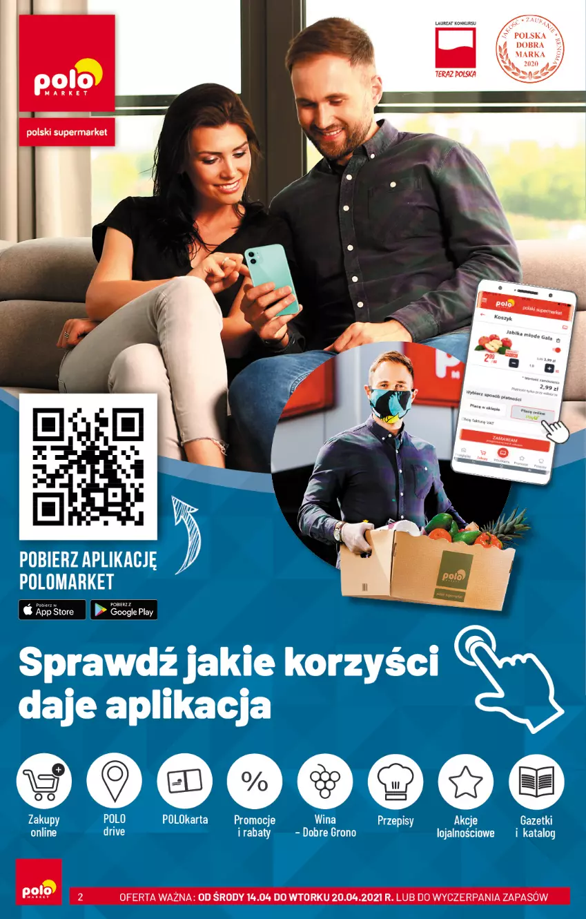 Gazetka promocyjna PoloMarket - Gazetka promocyjna  r - ważna 14.04 do 20.04.2021 - strona 2