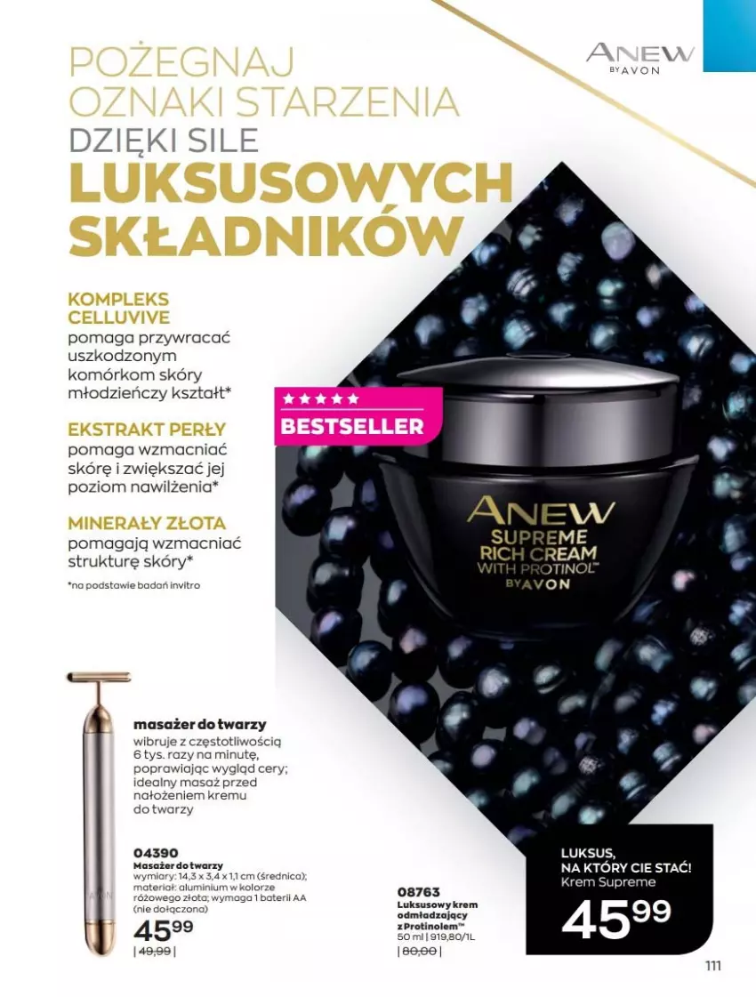 Gazetka promocyjna Avon - Katalog Avon 7/2021 kampania lipiec - ważna 01.07 do 31.07.2021 - strona 111 - produkty: Masażer