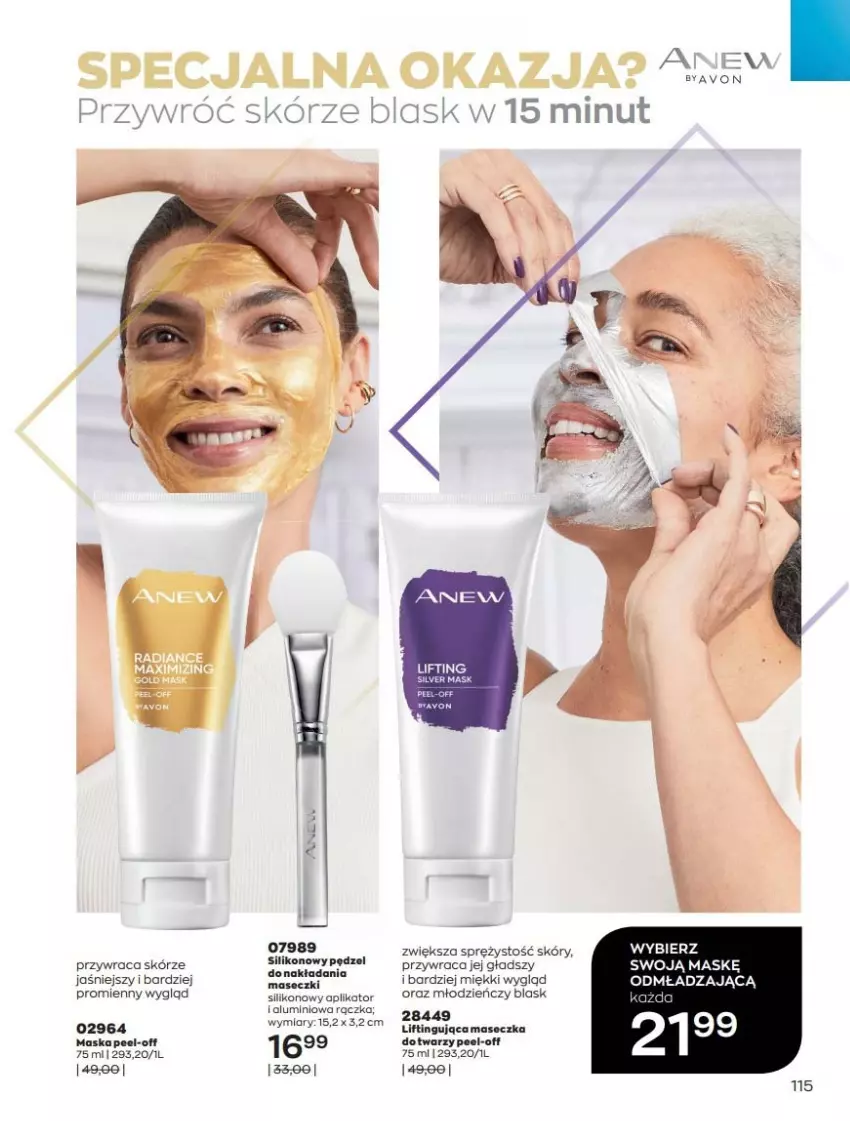 Gazetka promocyjna Avon - Katalog Avon 7/2021 kampania lipiec - ważna 01.07 do 31.07.2021 - strona 115 - produkty: Maska