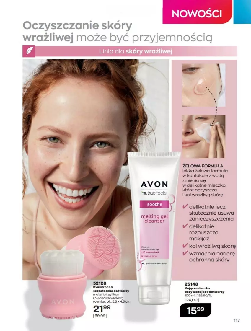 Gazetka promocyjna Avon - Katalog Avon 7/2021 kampania lipiec - ważna 01.07 do 31.07.2021 - strona 117 - produkty: Makijaż, Mleczko, Ser, Szczoteczka