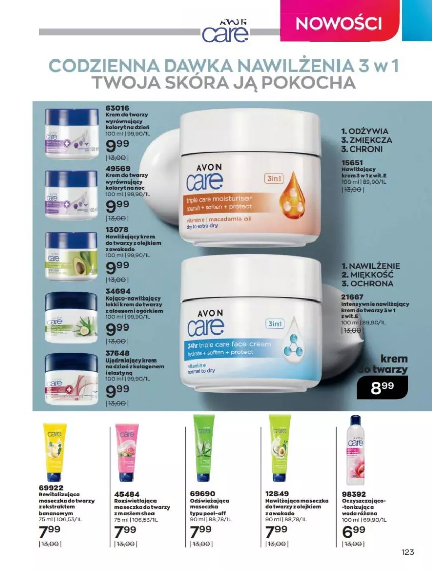 Gazetka promocyjna Avon - Katalog Avon 7/2021 kampania lipiec - ważna 01.07 do 31.07.2021 - strona 123 - produkty: Koc, Masło, Olej, Pupa, Róża, Woda