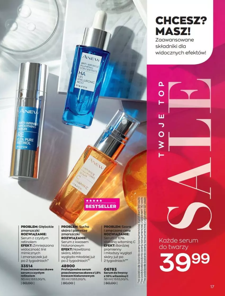 Gazetka promocyjna Avon - Katalog Avon 7/2021 kampania lipiec - ważna 01.07 do 31.07.2021 - strona 17 - produkty: Mars, Rum, Ser, Serum