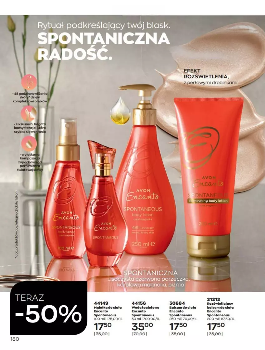 Gazetka promocyjna Avon - Katalog Avon 7/2021 kampania lipiec - ważna 01.07 do 31.07.2021 - strona 180 - produkty: Balsam do ciała, Dell, Inka