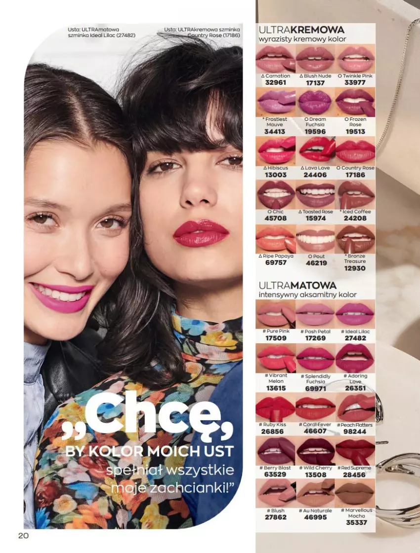 Gazetka promocyjna Avon - Katalog Avon 7/2021 kampania lipiec - ważna 01.07 do 31.07.2021 - strona 20 - produkty: Aksam, Feta, Frozen, Inka, Por, Pur, Rama, Szminka