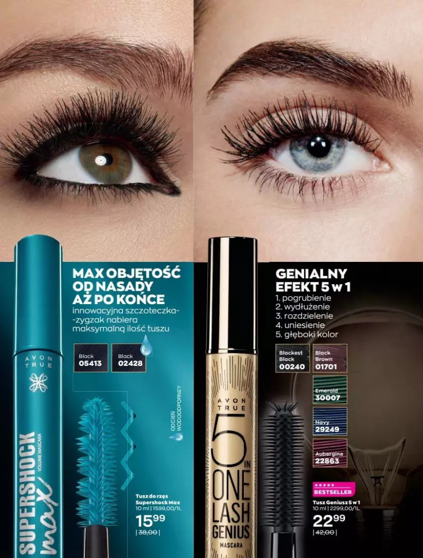 Gazetka promocyjna Avon - Katalog Avon 7/2021 kampania lipiec - ważna 01.07 do 31.07.2021 - strona 50 - produkty: Teva, Tusz