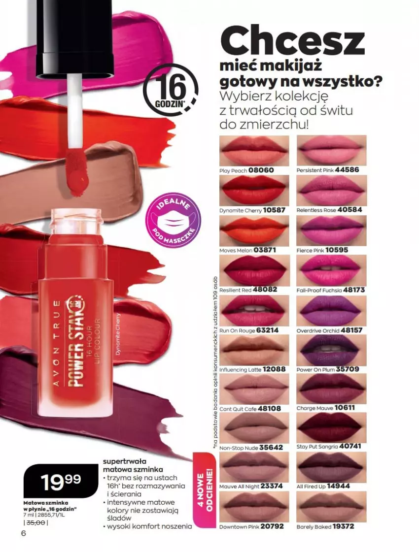 Gazetka promocyjna Avon - Katalog Avon 7/2021 kampania lipiec - ważna 01.07 do 31.07.2021 - strona 6 - produkty: Fa, Inka, Makijaż, Melon, Sok, Szminka, Top