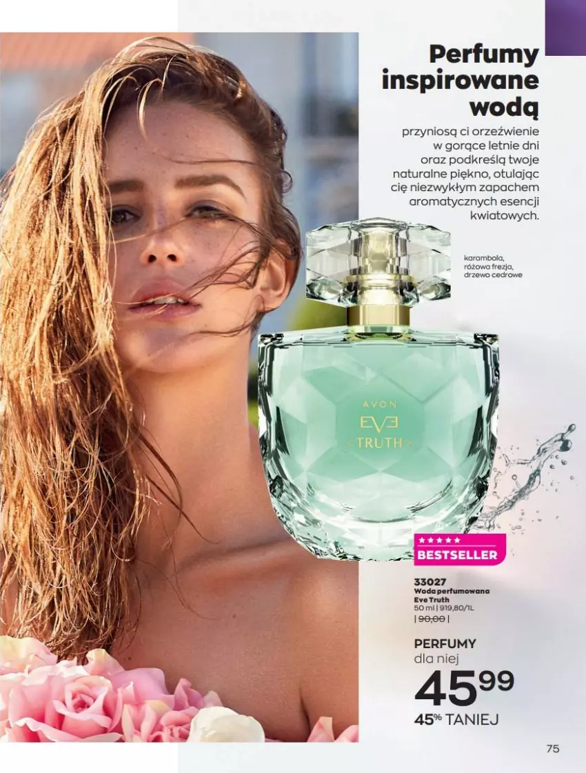 Gazetka promocyjna Avon - Katalog Avon 7/2021 kampania lipiec - ważna 01.07 do 31.07.2021 - strona 75 - produkty: Perfum, Woda, Woda perfumowana