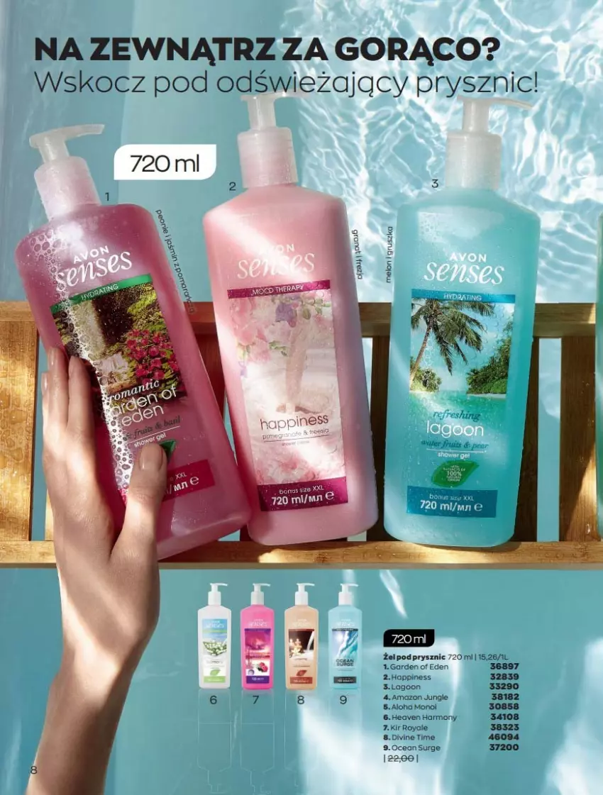 Gazetka promocyjna Avon - Katalog Avon 7/2021 kampania lipiec - ważna 01.07 do 31.07.2021 - strona 8 - produkty: Divine, Koc, Melon