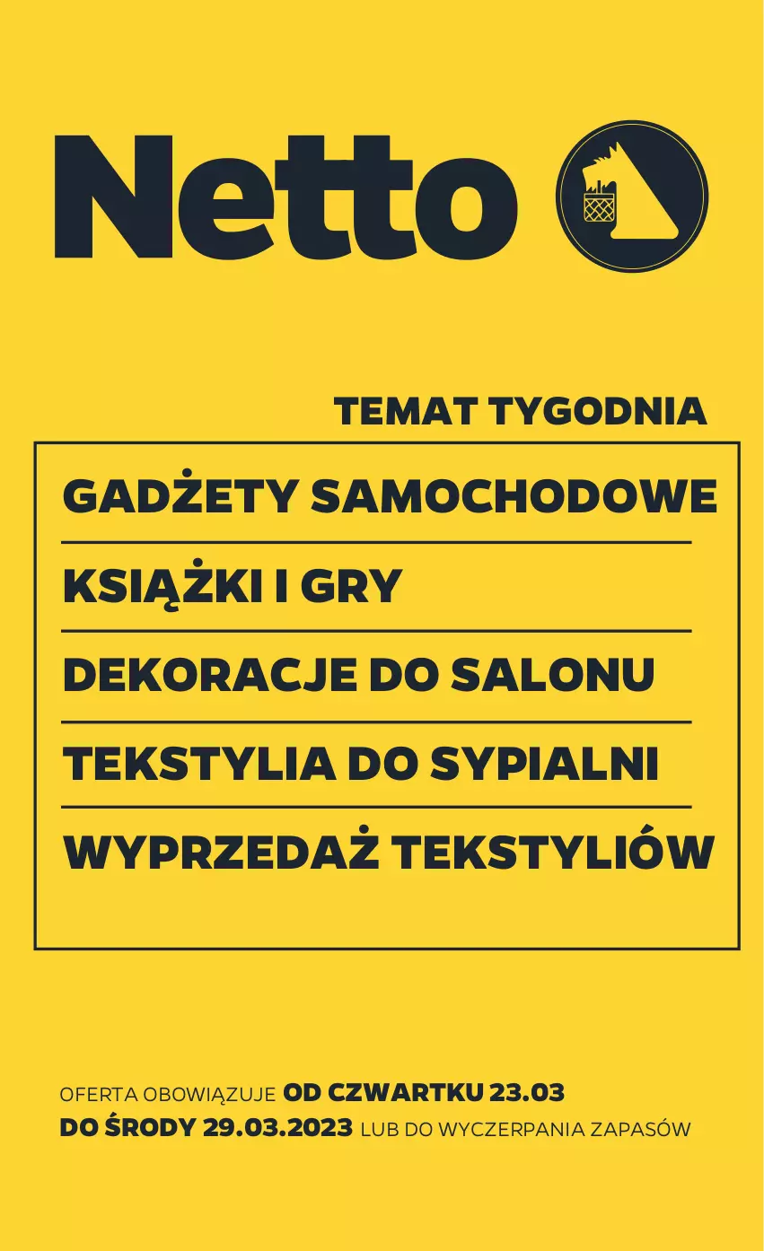 Gazetka promocyjna Netto - Akcesoria i dodatki - ważna 23.03 do 29.03.2023 - strona 1 - produkty: Gry