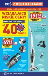 Gazetka promocyjna Aldi - Pełna oferta - Gazetka - ważna od 27.08 do 27.08.2023 - strona 30 - produkty: Odkurzacz, Odkurzacze, Szczotka, Pojemnik, Odkurzacz bezprzewodowy, Akumulator